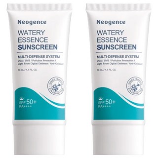Neogence 霓淨思 海洋友善水感全效防曬乳 SPF50+，超水感輕透質地，清爽不黏膩，保護肌膚同時守護海洋, 50ml, 2條