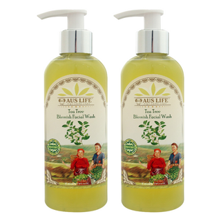 AUS LIFE 澳思萊 茶樹控油調理淨化潔面膠, 200ml, 2瓶