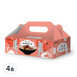 鹽水區農會 麻辣鴨血豆腐禮盒 3包, 1.8kg, 4盒