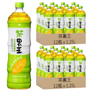 茶裏王 日式無糖綠茶, 1.25L, 24瓶