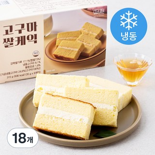 떡편 고구마 쌀케익 (냉동), 35g, 9개입, 2개