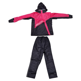 OutPerform 終結者斜開專利兩件式風雨衣雨褲組, 桃紅色