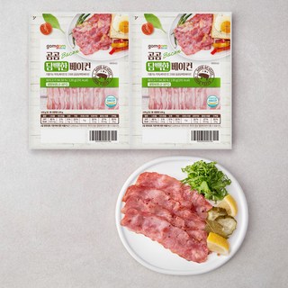 곰곰 담백한 베이컨, 130g, 2개