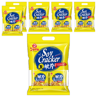 九福 豆脆片 手提袋 法式起司口味, 200g, 6袋