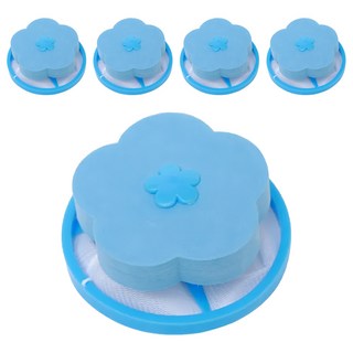 Kozaki神崎家居 洗衣機漂浮過濾網 ZFP7 藍色PP滌綸洗衣機除毛器, 藍色, 1組