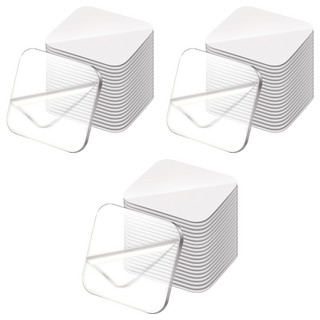 ender 貼紙型超強力壓克力泡棉奈米矽膠透明凝膠雙面膠帶, 60個, 透明