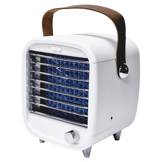 ROOMMI 迷你空調冰冷扇 RM-FAN-01 白色, 輕巧便攜, 三層製冷, USB供電