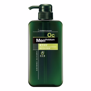 MENTHOLATUM 曼秀雷敦 男士頭皮去味洗髮精，無添加矽靈，含Isopropyl Methylpheno成分，淡淡檸檬草香, 550ml, 1瓶