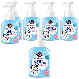 Shower mate 柔和泡沫洗手液白色牛奶香味, 500ml, 6個