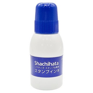 Shachihata 寫吉達 油性顏料系印台補充液, SGN-40 HGN印台適用, 藍色, 1瓶