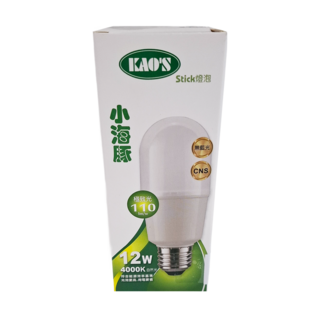 KAO'S 高氏 小海豚燈泡, 自然光, 1個