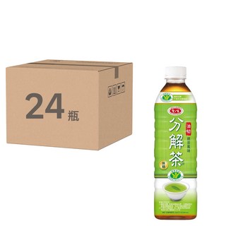 愛之味 油切分解茶 綠茶風味, 590ml, 24瓶
