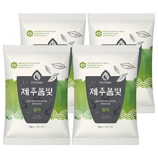 포모나 제주봄빛 말차 파우더, 500g, 1개입, 4개