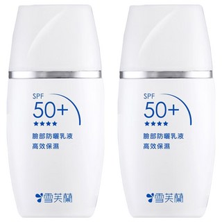 雪芙蘭 臉部防曬乳液 高效保濕 超微粒 防曬因子 SPF 50+, 30g, 2瓶