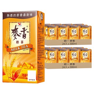 統一 麥香 奶茶, 300ml, 48入