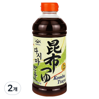 야마사 다시마 쯔유, 2개, 500ml
