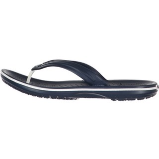 crocs 卡駱馳 男女共用 Crocband 人字拖鞋 11033-410, 海軍藍, 230