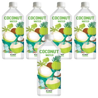 椰子水, 5個, 1L