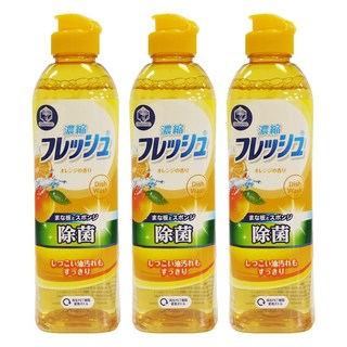 第一石鹼 中性濃縮柑橘精油洗碗精 清洗蔬果、餐具 日本原裝進口, 250ml, 3瓶