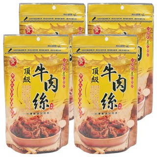 進發 牛肉絲 台灣特產, 150g, 4包