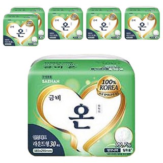 Geumbi 韓國原裝進口 男女通用On圓形款成人內層尿布 SGIN12, 30片, 6包