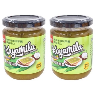 Fong Yit 豐一 咖椰吐司抹醬 椰香原味, 新加坡國民早餐 原裝進口 無色素 無防腐劑 無反式脂肪, 270g, 2罐