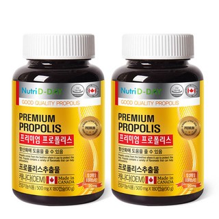 뉴트리디데이 프리미엄 프로폴리스, 180정, 2개