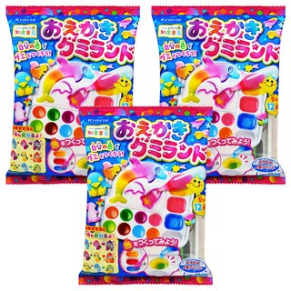 Kracie 葵緹亞 知育菓子 創意DIY 海洋小達人, 海洋食玩 (3袋), 3包