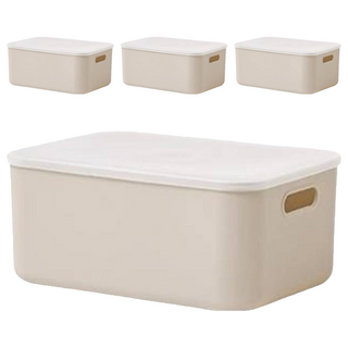 Room&Home Any Pantry 收納箱, 米色, 4個