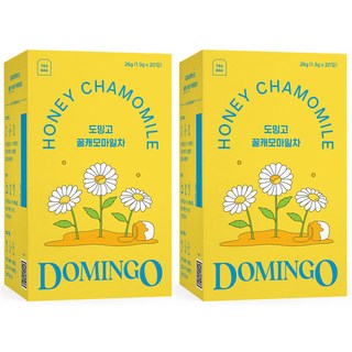 도밍고 꿀캐모마일차, 1.3g, 20개입, 2개
