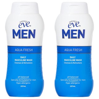 summer's eve Aqua Fresh每日男性私密處清潔慕斯, 2瓶, 237ml