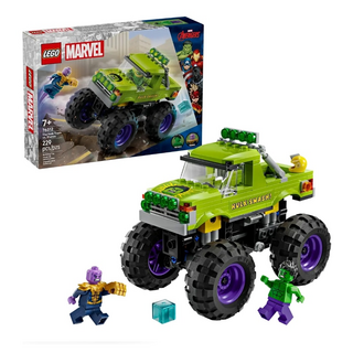 LEGO 樂高 76312 漫威系列 浩克卡車大戰薩諾斯 積木玩具組, 1盒, 混和顏色