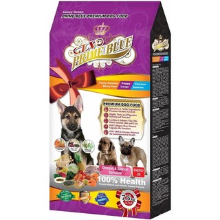 LV PRIME BLUE 藍帶 能量幼犬 乾飼料 第二階段成長設計, 雞肉鮭魚, 7.5kg, 1袋