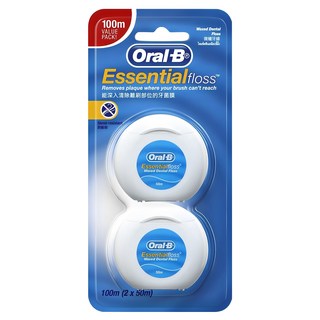 오랄비 왁스 치실, 50m, 2개입, 1개