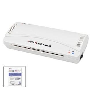 페이퍼프랜드 소형 코팅기 PL + 코팅지 25매, A4, PL-240 A4