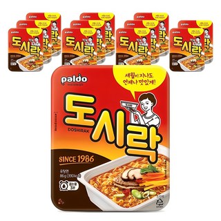 팔도도시락 컵라면 86g, 12개