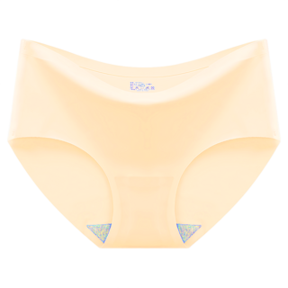 冰絲涼感透氣內褲- 棉+聚酯纖維, L, 新款膚色