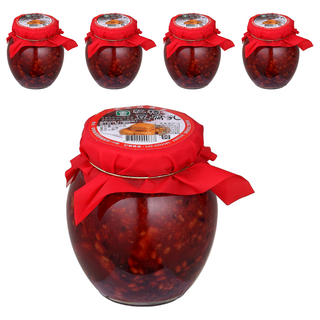 埔里鎮農會 紅麴豆腐乳 健康紅麴風味 口感綿密回甘 適合各式沾醬 料理變化更豐富, 345g, 5罐