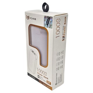 MCK 科技 馬卡龍行動電源 10000mAh 雙接口 Type-C Micro USB 智慧晶片 邊充邊放, MCK-9527, 極光紫