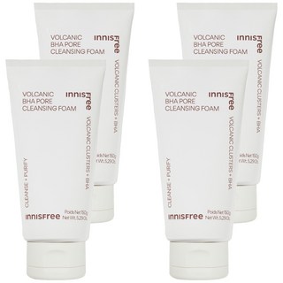INNISFREE 台灣公司貨 火山泥毛孔調理洗面乳, 150g, 4條