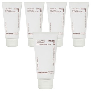 INNISFREE 台灣公司貨 火山泥毛孔調理洗面乳, 150g, 5條