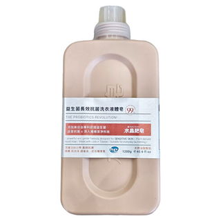 南僑水晶 益菌の革命 益生菌高效抗菌洗衣液體皂, 1.2kg, 1瓶