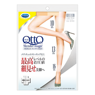 Dr. Scholl's MediQtto 苗條魔術絲襪 亮膚色 L-LL, 1雙