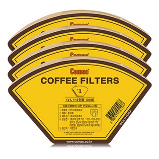 Comac 咖啡濾紙 1Y 1~2人用, 400入, 1個