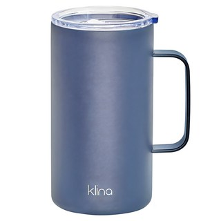 klina 不鏽鋼保冷保溫杯, 710ml, 1個, 海軍藍