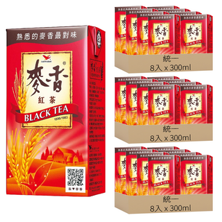 統一 麥香 紅茶, 300ml, 24入
