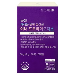 NUTRICORE 女性專用益生菌隨身包 30條入, 1盒, 60g