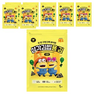 만전김 두번 구워 더욱 바삭한 삼각김밥용 김, 24g, 8개