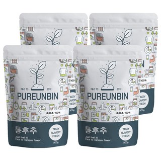 PUREUNBIN 原粒黑胡椒, 500g, 4個