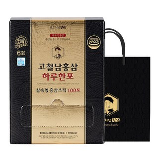 Kocheolnam Hongsam 一日一包紅蔘飲, 100條, 10ml, 1盒